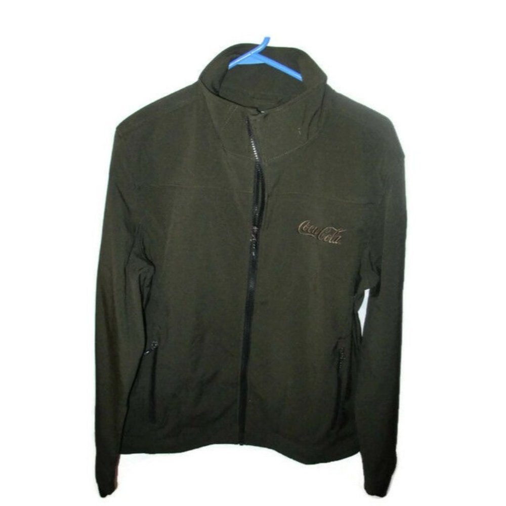 Coca-Cola  Softshell Waterproof jacket Amazon Green Medium- BRAND NEW